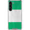 Nigeria Flag Distressed Galaxy S23 Clear Case